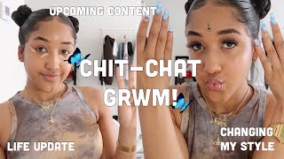 Chit-Chat GRWM! My 100k Play Button, Changing My Style, Upcoming Content, and More