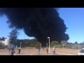 Durban truck on fire