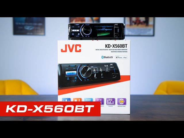 JVC KD-X560BT Autoradio Bluetooth MP3 USB AUX LCD 3 pouces TFT + caméra de  recul