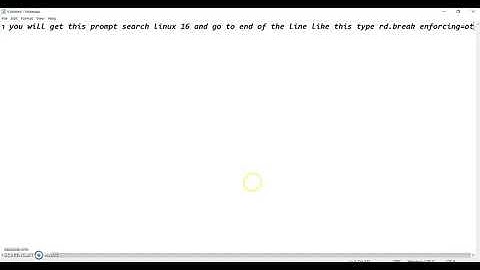 How to reset root password in Centos /Redhat 7 by techsword
