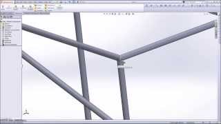 How to do a 3D Sketch in Solidworks/Weldment Tubular Frame |JOKO ENGINEERING|
