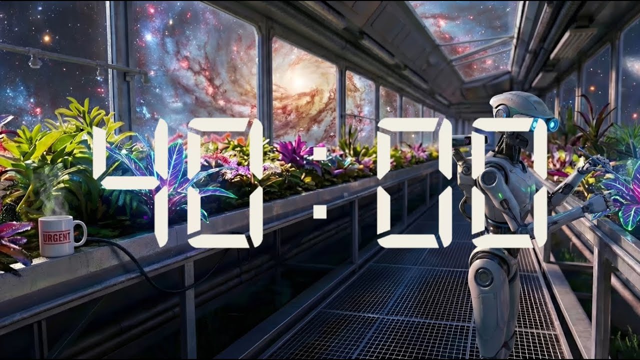 Deep Focus in Cosmic Garden 🌌 Brown Noise for Study & ADHD Relief (40/10)