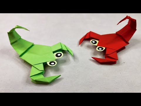 How to make a paper Scorpion | Origami Scorpion | Animals Origami | Paper Crafts