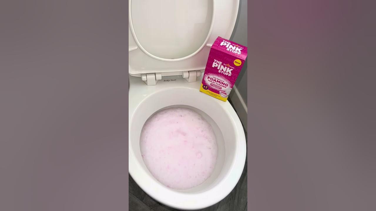 new product 🚨 the pink stuff miracle foaming toilet cleaner 🚽 #asmr  #asmrcleaning #thepinkstuff ad 