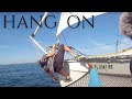 Setting up my BIG SAIL on a nice day - F27 trimaran