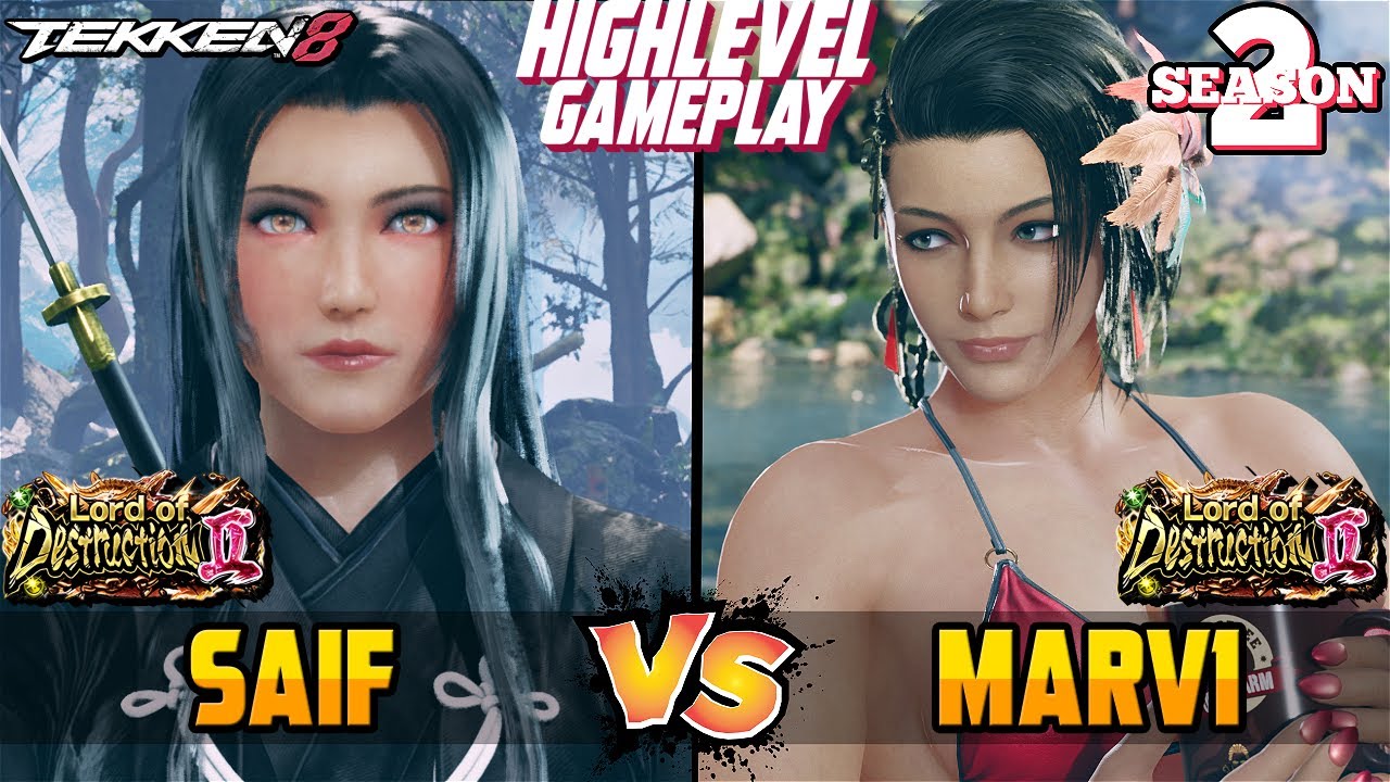 Tekken 8 SAIF KAZAMA Jun Kazama Vs MARV1 Azucena T8 High Level tekken-8-saif-kazama-jun-kazama-vs-marv1-azucena-t8-high-level