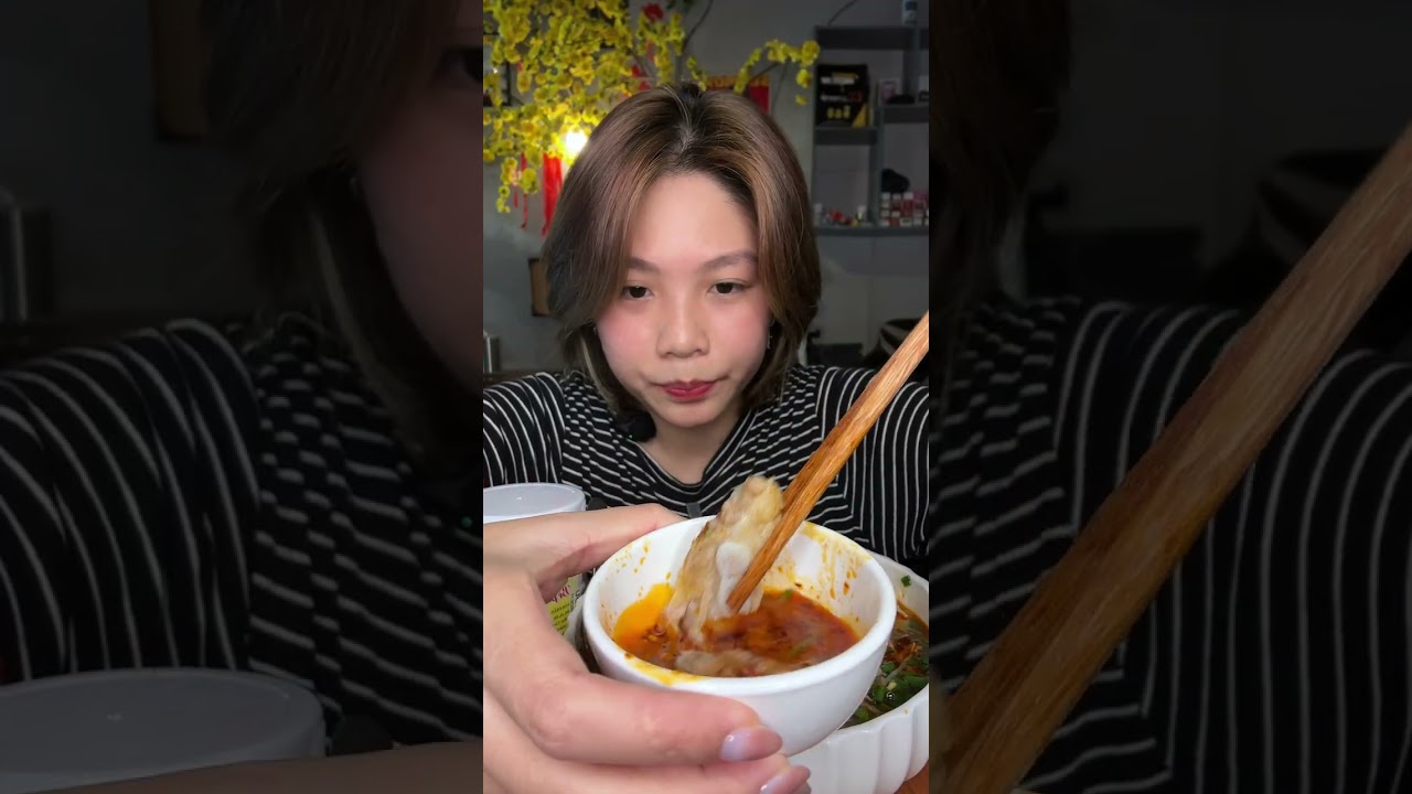 Hủ Tiếu Sườn Hoành Thánh Siêu Topping Mukbang 