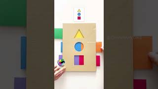 Kids Activity 🧩 | Shape Color Match #printables  #chanafavors #kidsactivities #learningthroughplay