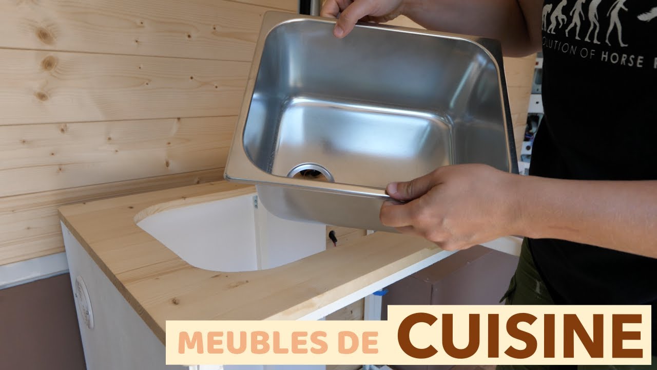 Meuble cuisine-frigo Van - Équipement caravaning