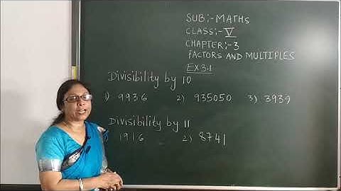 CLASS - 5 MATH CHAPTER - 3 PART 1