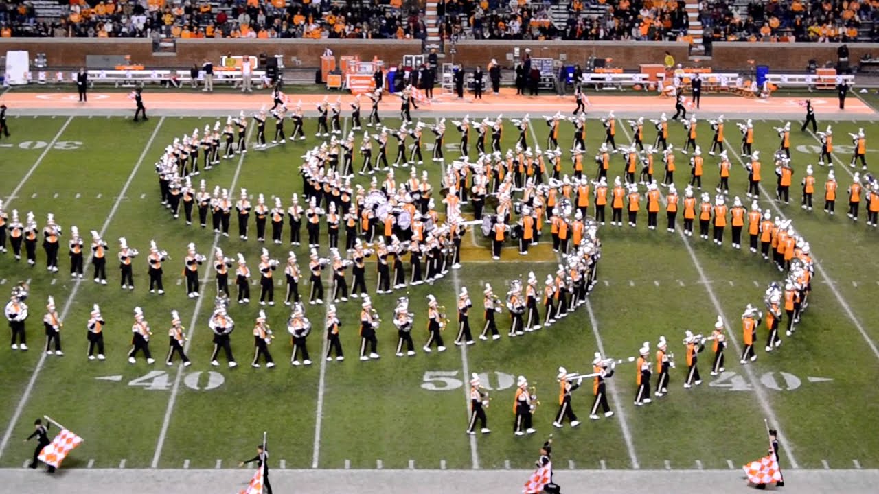 Tennessee Marching Band Circle Drill - YouTube