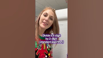 Divide a 4-digit by 2-digit number using standard algorithm #maths #mathsteacher #mathematics #math