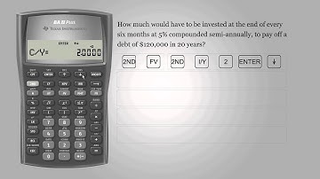 Payments of annuities – Texas Instruments BA II PLUS