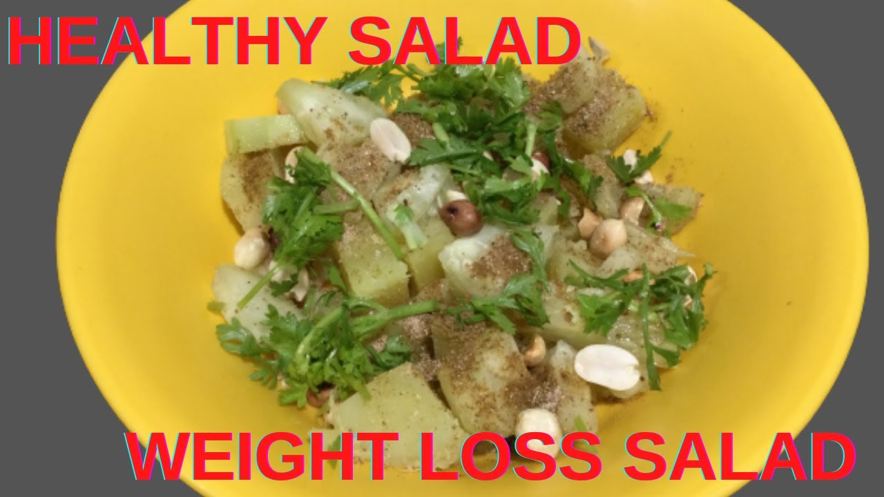 Healthy Salad/Weight loss salad recipe(vegan)/Sweet potato salad YouTube