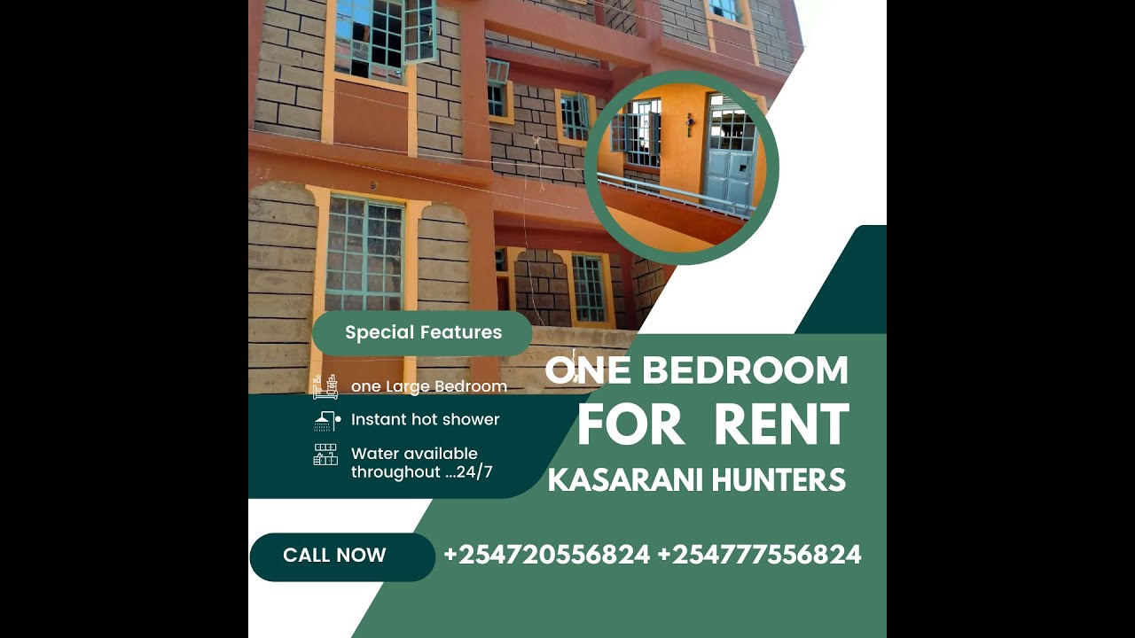 1bdrm Apartment in Kasarani, Hunters Estate for Rent