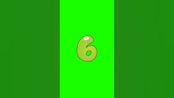 Count numbers from 1-10 Funny 3d effect text with sound#3 #shorts #short #animation #greenscreen