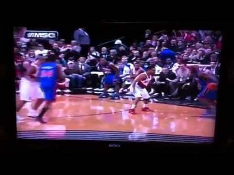 Raymond Felton crossover on Patty Mills