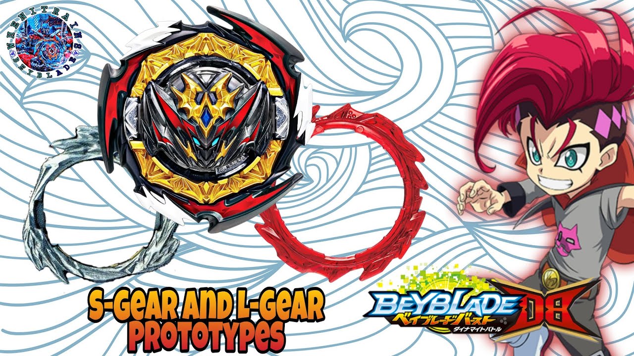 SGEAR AND LGEAR PROTOTYPES DYNAMITE BELIAL ALMOST FULL UPGRADE BEYBLADE BURST DYNAMITE