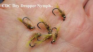 Tying a CDC Dry Dropper Nymph Simple but Deadly