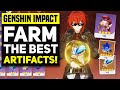 Best Ways To Farm Artifacts in Genshin Impact | Genshin Impact Farming TIps & Tricks