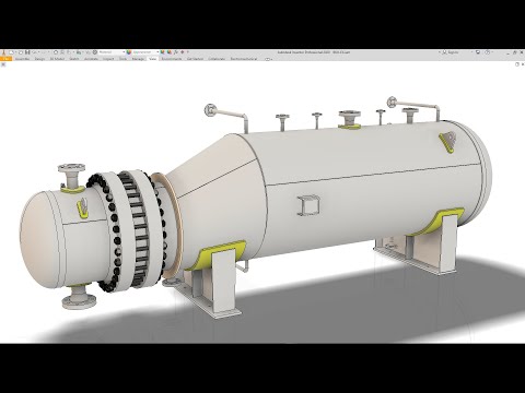 3D modeling of BKU (KETTLE TYPE) according to TEMA, by SEG software over Autodesk inventor