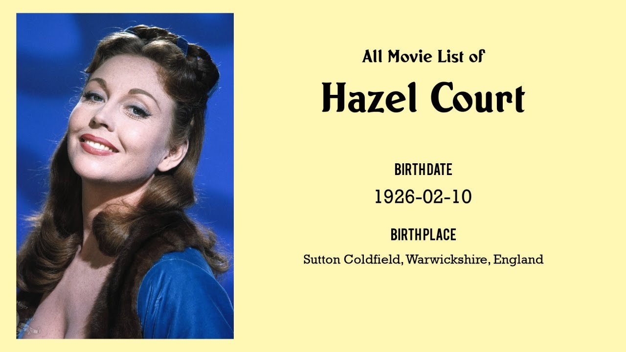 Hazel Court Movies list Hazel Court Filmography of Hazel Court YouTube