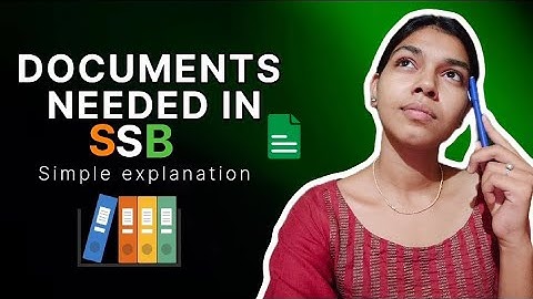 Ssb documents must carry with you 🤫inhe mat bhul jaana 👀 |Simple explanation|