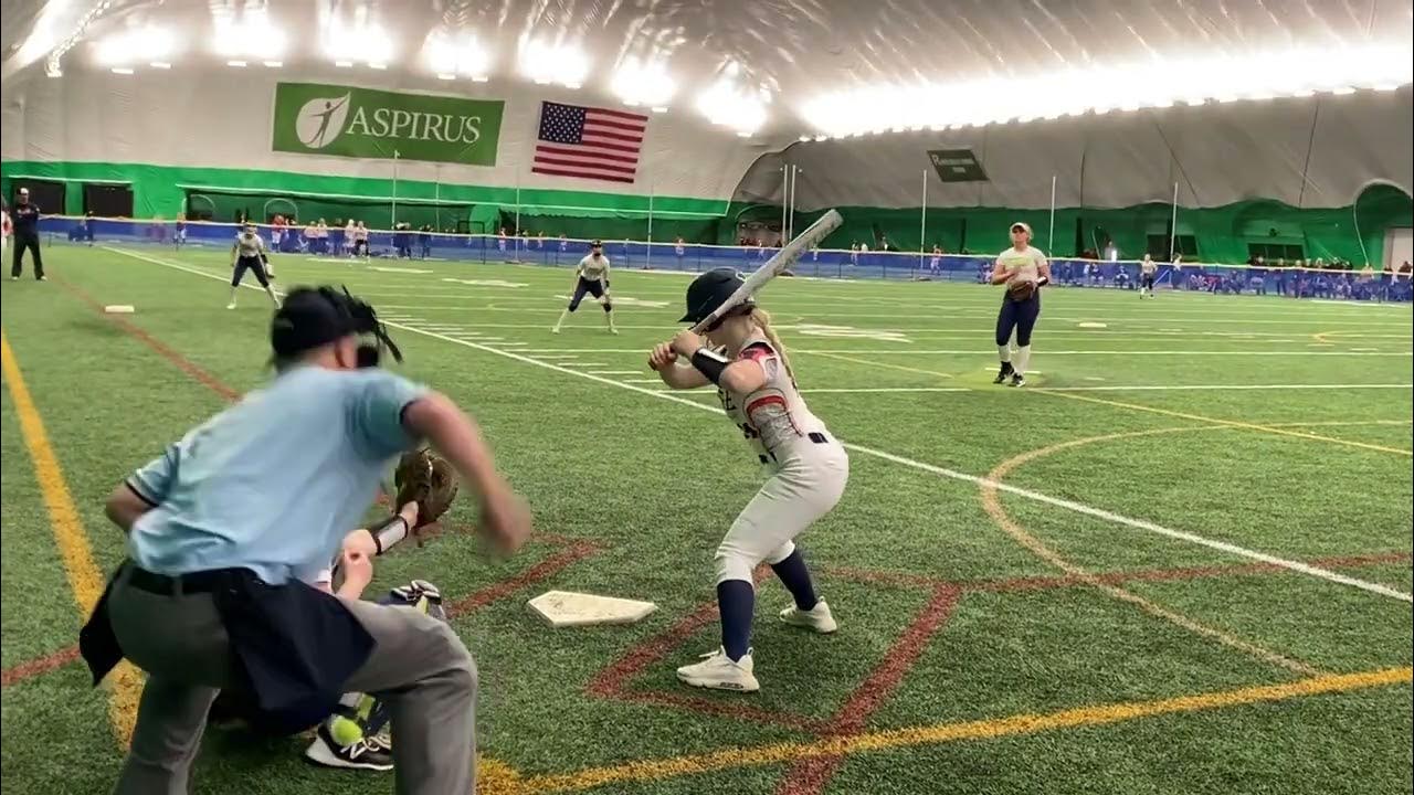 Screwball strickout at the Hodag Dome Softball Tournament in
