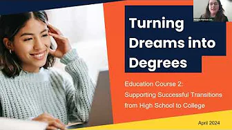 Full-Length Turning Dreams into Degrees Education Course 2 Train-the-Trainer