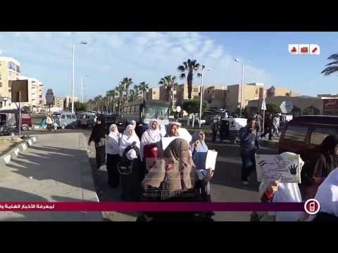 رصد مسيرة طلابيه ببرج العرب