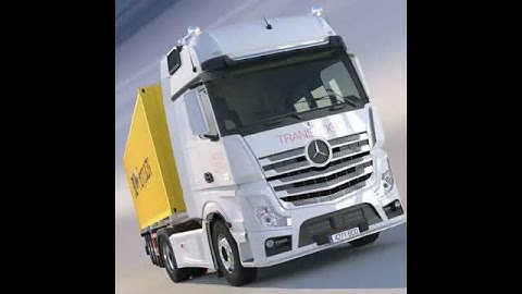Mercedes Actros MP4 Gigaspace Truck with 40ft Container 3D model from CGTrader.com