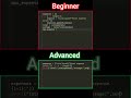 Python make Expense tracker beginner vs advanced #programming #coding #python