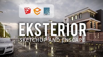 EKSTERIOR WITH SKETCHUP AND LUMION RENDERING
