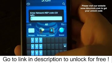 How to unlock Blackberry Torch 9850 9860 AT&T Verizon T-mobile Rogers SIMPLE way to unlock!