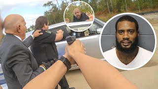 Crazy High Speed Police Pursuit For Dangerous Suspect