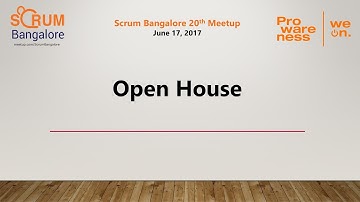 Open House - Scrum Bangalore 20