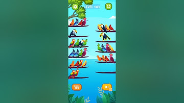 Bird Sort Puzzle Level 141 142 143 144 145
