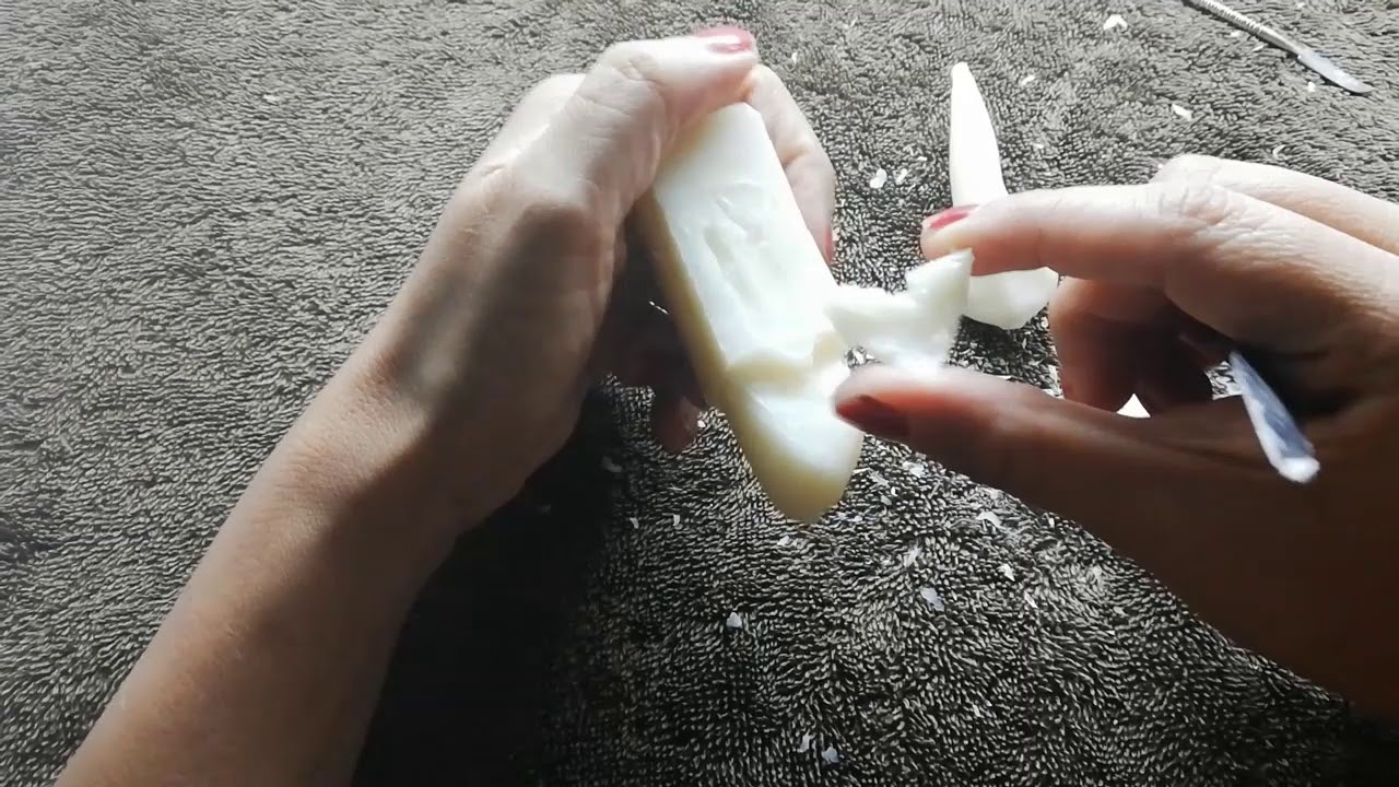 Tallado de Canino en Jabon