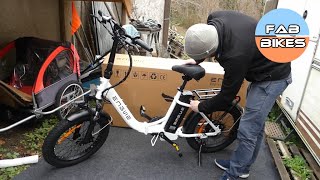 Assemblage vélo électrique pliant ENGWE L20 SE