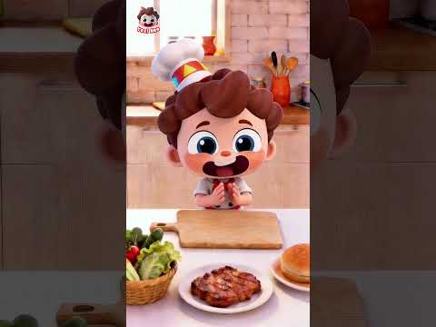 영양만점 <strong>햄버거</strong>🍔~ 함께 만들어 보자! #예스네오 #베이비버스 #어린이 #키즈 #shorts