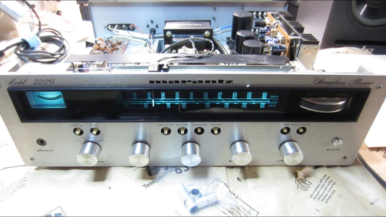 Marantz US Marantz Model 2220 レストア　メンテ Marantz 2220 Final - YouTube