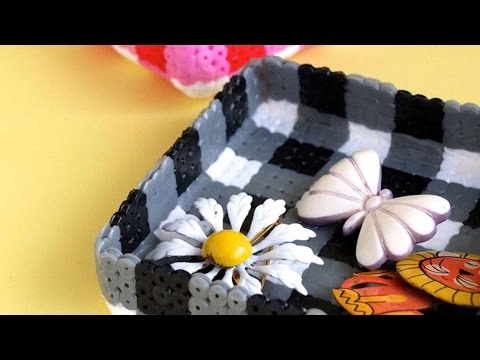 Wie man ein Tablett mit Kunststoffschmelze- Perlen - DIY Tutorial - Guidecentral
