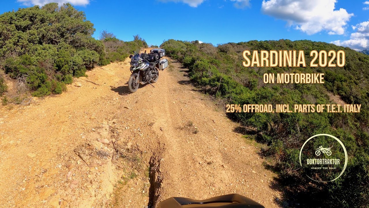 Sardinia offroad on motorbike 4k (parts of TET italy) YouTube