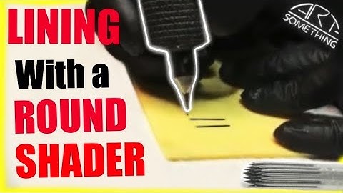 ✅Tattooing for Beginners: 👉 HOW TO LINE WITH A ROUND SHADER ❗❗