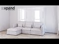 MurphySofa Adagio Luxury Wall Bed Sofa System