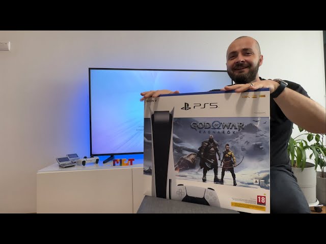 PS5 GOD OF WAR RAGNARÖK Console Unboxing! (PlayStation 5) + PS4 Pro  Limited Edition 