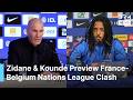 Zinedine Zidane and Jules Koundé Address Media Ahead of France-Belgium Nations League Clash | AD1F