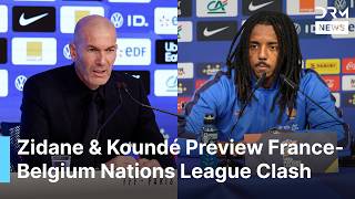 Zinedine Zidane and Jules Koundé Address Media Ahead of France-Belgium Nations League Clash | AD1F