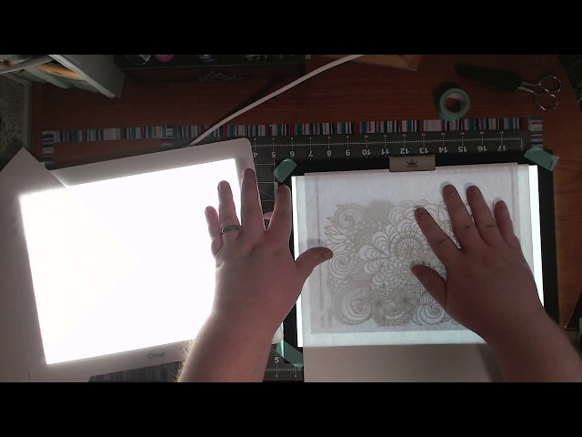 Cricut BrightPad and Huion Light Pad Review 