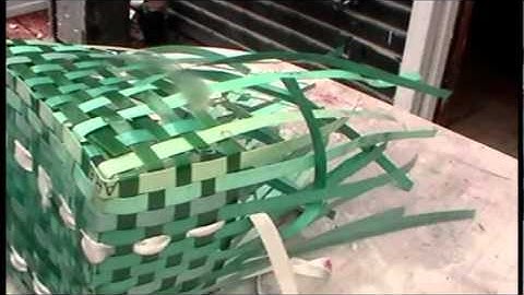 Nancy Today: Beach tote basket 3 ASMR basketmaking (basket making tutorial) hacer cesta